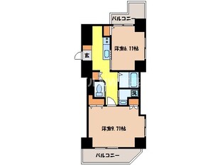 ウィング弐号舘の物件間取画像